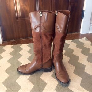 Etienne Aigner Codona Cognac Riding Boots